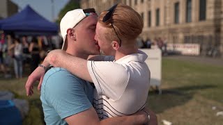 HAPPY PRIDE LGBT Kiss Cam [upl. by Lourdes]