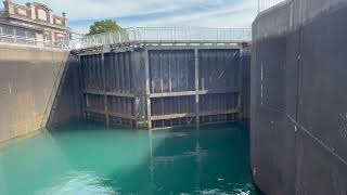 Soo Locks random clips  91523 Sault Ste MarieMI [upl. by Sinne730]