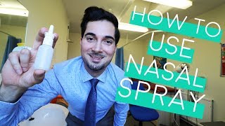 Teaching patients to use nasal sprays  BMJ Learning [upl. by Riorsson]