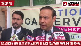 DLSA Shopian Marks National Legal Services Day with Awareness Program [upl. by Kaile]