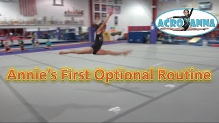 Annies Level 7 Floor Routine  Acroanna [upl. by Ishmul]