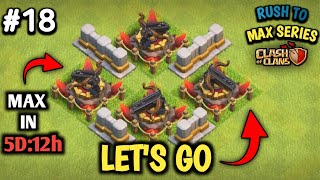 Finally XBOW Max Out 😤RUSH TO MAX SERIES Clash of clans [upl. by Glennis]