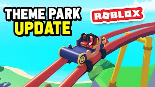 THEME PARK UPDATE in Tropical Resort Tycoon 2 Roblox [upl. by Aronek]