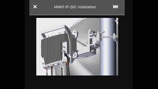 IP 20C MIMO Installation Ceragon Training Services [upl. by Trevah]