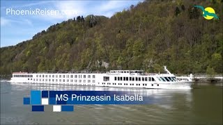 MS PRINZESSIN ISABELLA  Schiffsrundgang auf dem Donau Fluss Kreuzfahrtschiff von PHOENIX REISEN [upl. by Donal209]