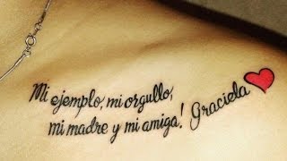 Frases para tatuajes en el hombro para mujeres y hombres [upl. by Eikkin]