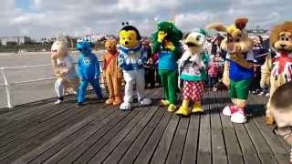 Clacton Pier Mascot Race 2014 [upl. by Latsyc246]