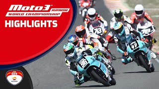 Highlights  Albacete 2018  Moto3 Junior World Championship  FIM CEV Repsol [upl. by Rhoda770]