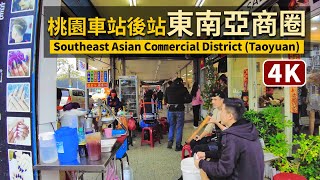 Taoyuan／桃園車站後站之東南亞商圈 Taoyuan Rear Station  Southeast Asian Shopping Area（延平路）／台灣 台湾 Taiwan ไต้หวัน [upl. by Renny]