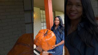 DIY Jumbo Pumpkin Paper Mache diycrafts diydecor falldecor diyfalldecor [upl. by Suzi848]