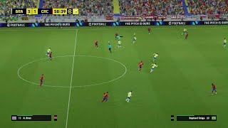 Matheus Cunha fantastic finish PES 24 [upl. by Arvell]