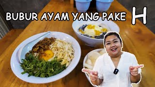 BUBUR AYAM TERKENAL DI JOGJA  BUBUR HAYAM KOTABARU  REKOMENDASI KULINER WAJIB DI JOGJA [upl. by Anahsed]