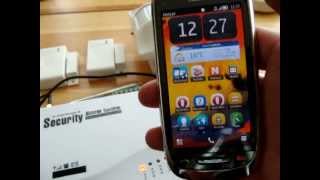 GSM ALARM SYSTEM SC101 Step 3 HOW TO SET UP MOBILE PHONE [upl. by Ardnazxela]