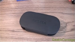 Playstation Vita Official Carrying Case Unboxing amp Overview [upl. by Ylrebnik]