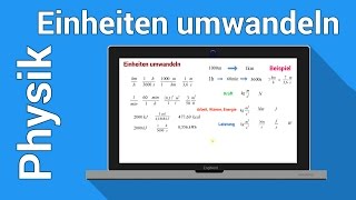 Umwandeln von Einheiten  Physik  Größen Einheiten und Dimensionen [upl. by Landon341]