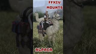 FFXIV Mounts Alpaca [upl. by Balch229]