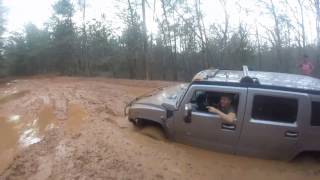 MUST WATCH HUMMER BURIED Lake Houser ATV Park [upl. by Eidson]