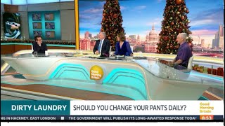 Dave Chawner  Good Morning Britain Should You Change Your Pants Once A Week [upl. by Sirak]