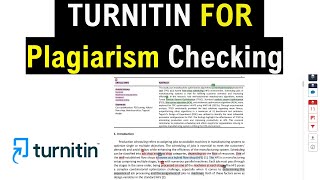 How to Check Plagiarism on TURNITIN for Free  How to Use TURNITIN to check Plagiarism [upl. by Siver]