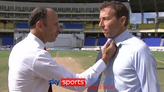 Nasser Hussain amp Michael Atherton have a face off [upl. by Ahse271]