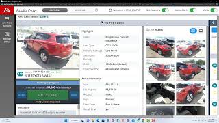 IAAI Auto Auction Live Bidding and Prices [upl. by Mlohsihc]