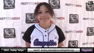 2024 Kailey Yahya 375 GPA Speedy Slapper and Outfielder Softball Skills Video  Ca Grapettes McNair [upl. by Edgell495]