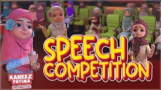 Speech Competition  Islamic Cartoon  Kaneez Fatima Cartoon in English [upl. by Weight265]