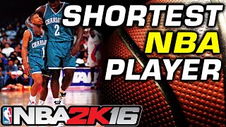 NBA 2K16 Shortest NBA Player Muggsy Bogues [upl. by Yllen]