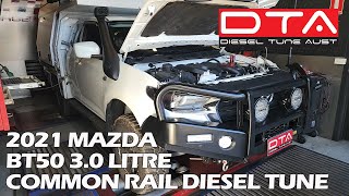 DTA Dyno Tuning Results  Mazda BT50 30L [upl. by Adnuhsed416]