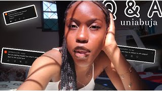 A Uniabuja Q and A vlog 💕🍂 [upl. by Adnolaj]