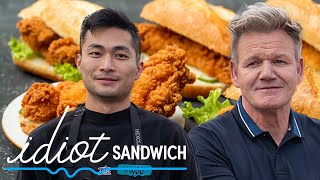 Gordon Ramsay Selects The Best Fried Chicken Sandwich Ft H Woo [upl. by Atnauqal576]