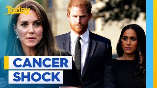 Prince Harry and Meghan release statement following Kates cancer diagnosis  Today Show Australia [upl. by Millburn959]