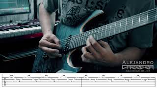 Altitudes  Jason Becker Guitar Cover with tab Arpeggios Section [upl. by Nillek]