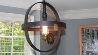 How to make a steel pendant light [upl. by Adnahsat]