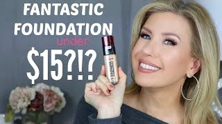 BEST DRUGSTORE FOUNDATION EVER Loreals NEW Infallible Fresh Wear 24HR Review [upl. by Ahsaercal]