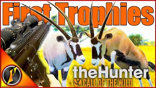 Its Working  Our First Trophies of the Gemsbok Grind  theHunter Call of the Wild [upl. by Ennavoj]