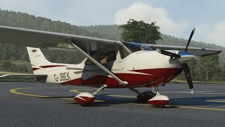 First look at the Carenado Cessna 182 Skylane in Microsoft Flight Simulator [upl. by Glenine]