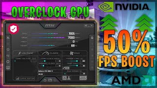 How to Overclock your Nvidia amp AMD GPU Safely to Boost Performance [upl. by Ahseenyt784]