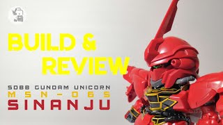 Build amp Review SDBB Mobile Suit Gundam Unicorn MSN06S Sinanju [upl. by Herby192]