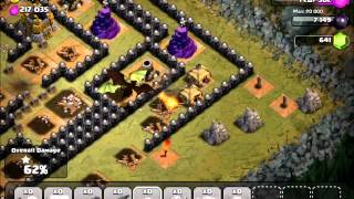 Clash of Clans  Sherbet Towers v2 with TH7 troops [upl. by Ivor277]