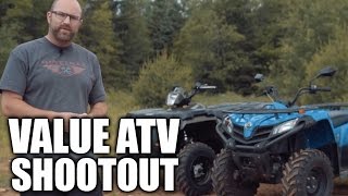 Value ATV Shootout CFMOTO VS Polaris [upl. by Regina493]