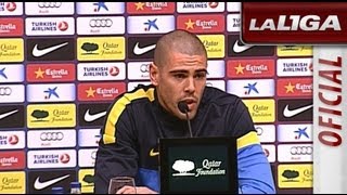 Valdés explica su decisión de marcharse del FC Barcelona [upl. by Waxler]