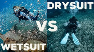 Drysuit vs Wetsuit 5 Ways To Stay Warm While Scuba Diving [upl. by Shama391]