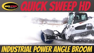 Quick Attach Quick Sweep HD Power Angle Broom [upl. by Sabella188]