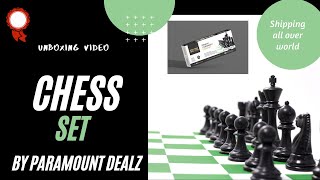 Paramount Dealz Vinyl Tournament Chess Set with Extra Queens and Chess Bag [upl. by Evreh]