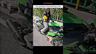 Cute girl Purpose kar di Zx10r Ride se impress hokar 🥰shorts bike rider cutegirl purpose zx10r [upl. by La Verne]