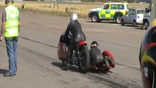 Supercharged Vincent Methamon at Wroughton 2011 [upl. by Lou]