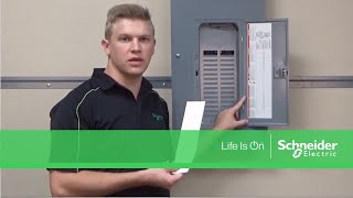 Installing Replacement Directory Label in QO™ and Homeline Load Centers  Schneider Electric Support [upl. by Leahey]