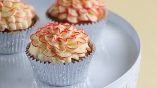 Moist Vanilla Cupcake Recipe with Ruffle Frosting [upl. by Tacklind847]