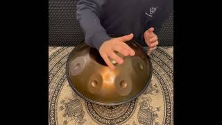 Mini  Travel Handpan D Celtic 8 notes 432hz [upl. by Enneira]